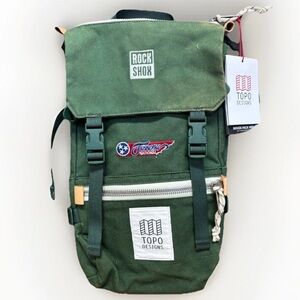 Topo Designs Classic Rover Mini Pack Backpack in Green #5634